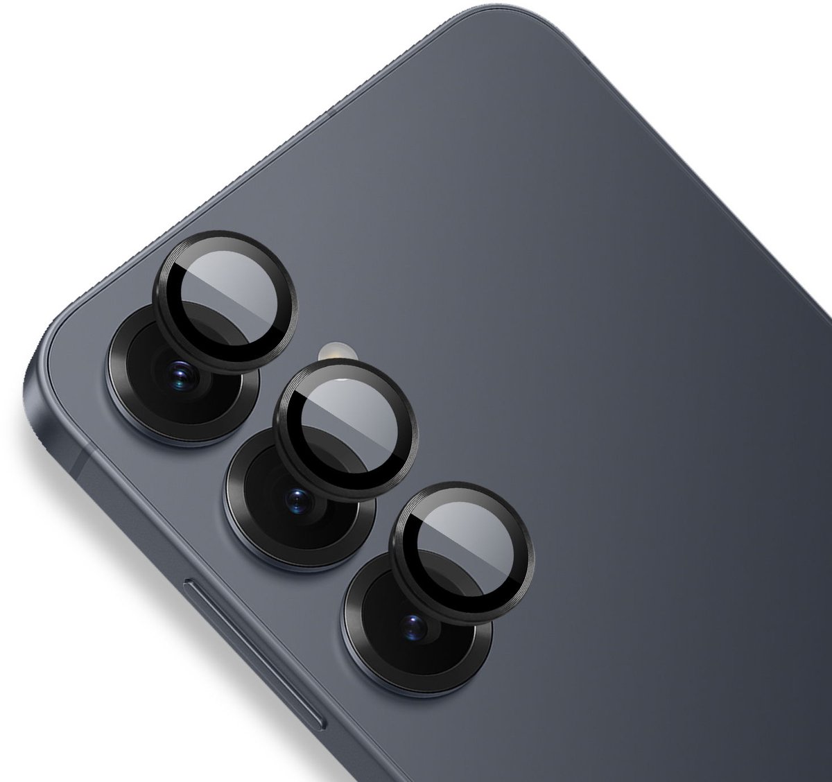 Rosso Camera Frame Protector Geschikt voor Samsung Galaxy S26 - Case Friendly - 9H Tempered Glass voor Cameralens - Gemakkelijke Installatie met Tray - Zwart