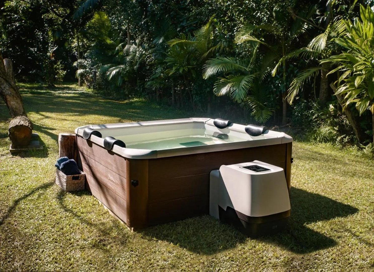 Opblaasbare Whirlpool Spa 6 Personen 180x180x65 cm – Luxe Hydromassage & Luchtjets Jacuzzi met LED-Verlichting, PTC-Verwarming en Digitale Bediening – Pauwhome