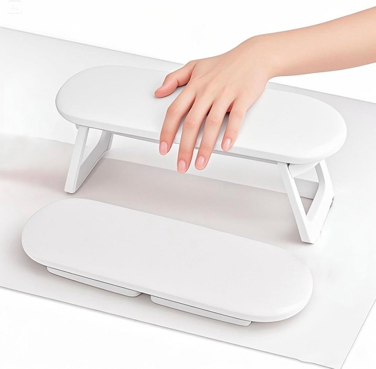Opvouwbare Nagelarmsteun voor Manicure en Nagelkunst Comfort