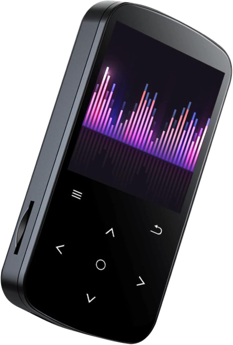 MP3 Speler met Touchscreen, Bluetooth en FM Radio - Inclusief Oordopjes en 8GB SD Kaart