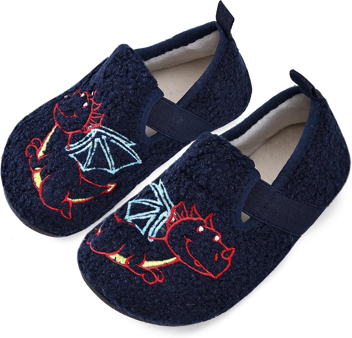 Warme Pluche Kinder Pantoffels met Antislip Zool - Leuke Cartoon Dieren Stijl