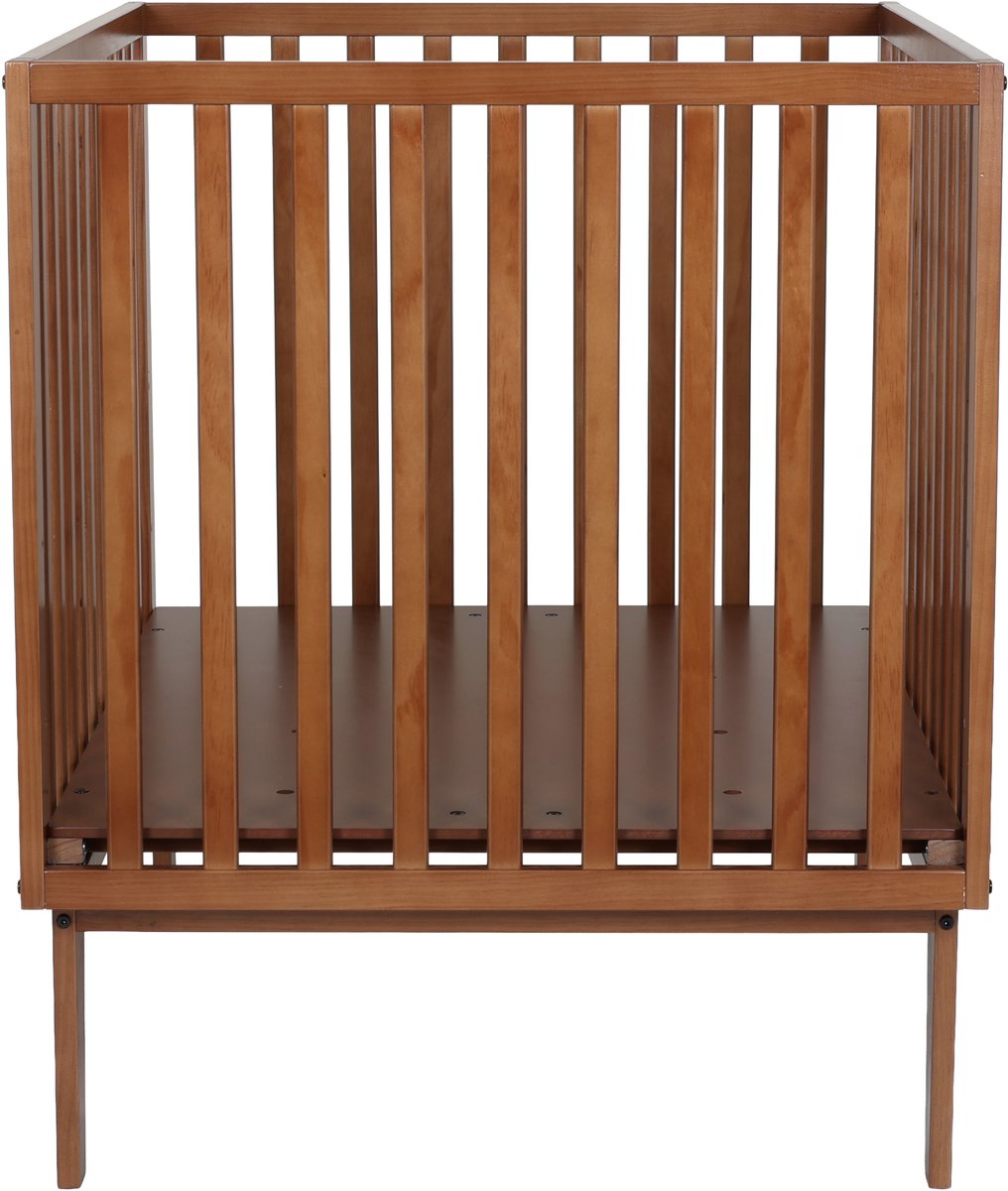 Born Lucky Cubo Baby Box / Babybox / Kinderbox – 100x80 cm – Verstelbare Bodem – Walnoot – foto 6