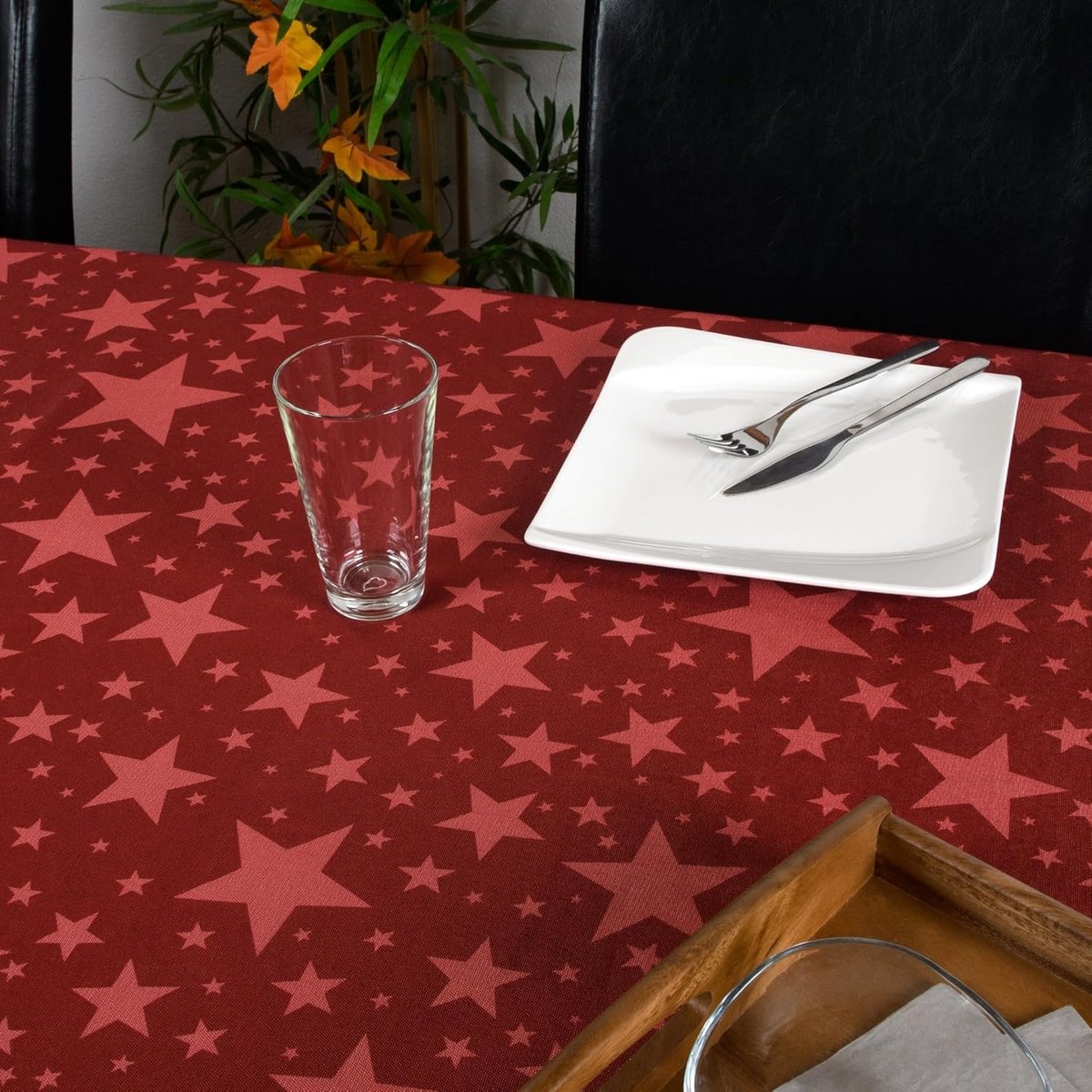 Wasbare Tafelkleed Waterafstotend Vierkant Teflon Behandeld Kerst 140 x 180 cm