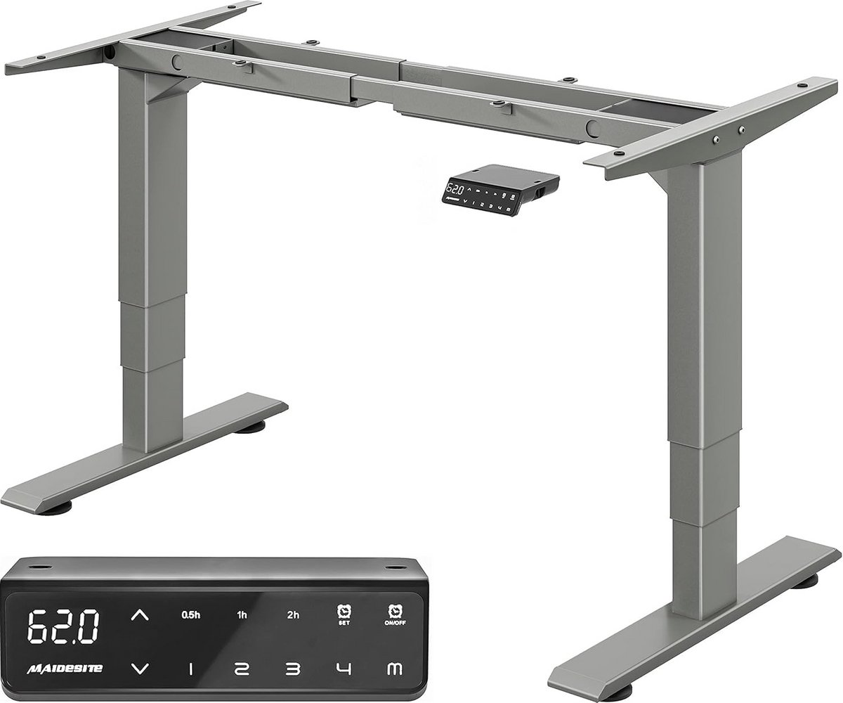 In hoogte Verstelbaar Elektrisch Bureau Frame met 3-Traps Hefkolommen