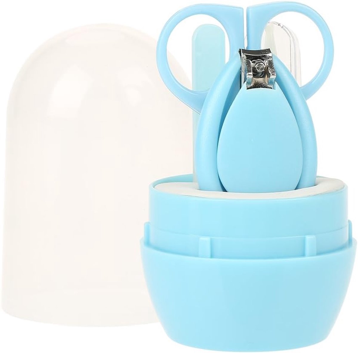 Babynagelknipper Set 4-in-1: Veilig Knippen met Vijl, Schaar en Pincet