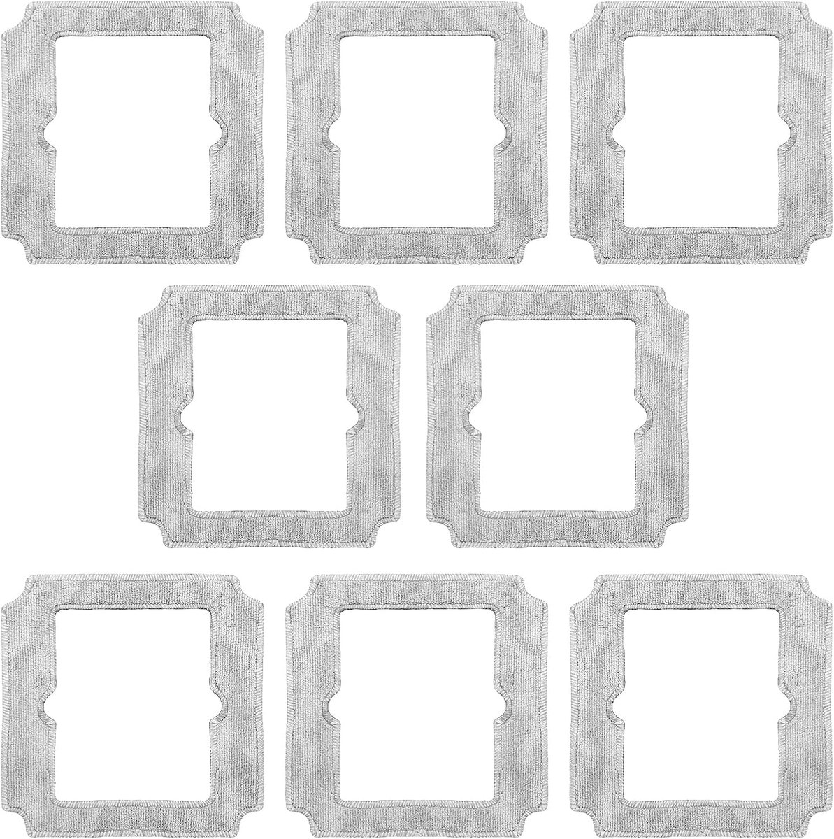 8 Stuks Microvezel Wisdoeken voor Ruitenreinigingsrobot