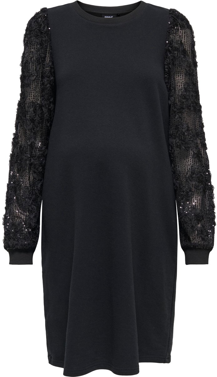 Only MATERNITY Jurk OLMHALL Midi-jurk Black 1