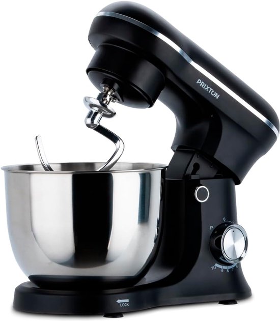 Krachtige Kneedmachine 1500W met 5L Kom en 3 Accessoires van Merkloos — afbeelding 2