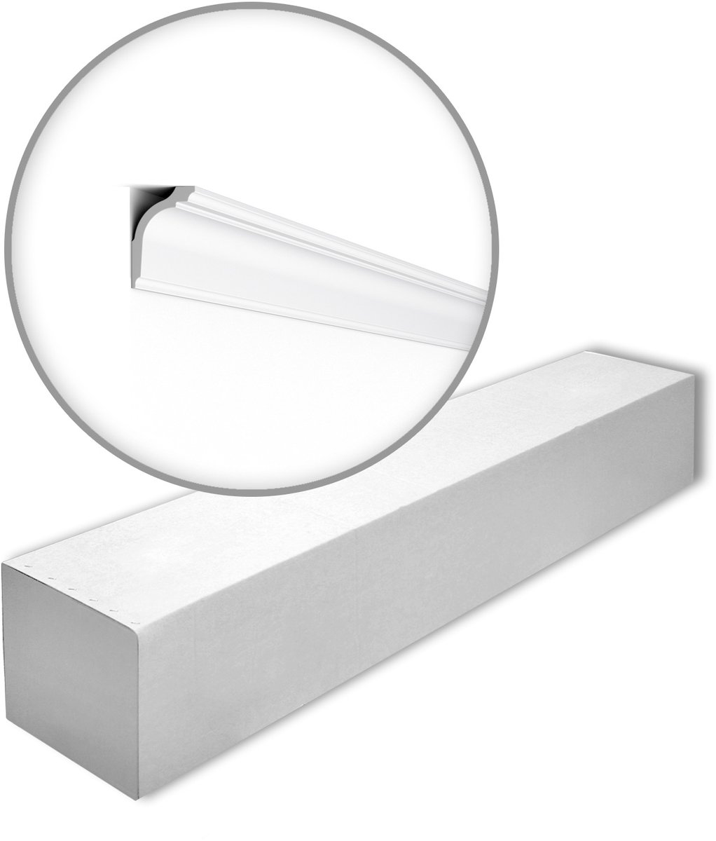 NMC GL-box-10 NOMASTYL Noel Marquet 1 doos 10 stukken Kroonlijst tijdeloos klassieke stijl wit | 20 m