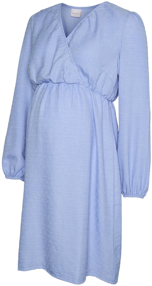 Mamalicious Mama Licious Jurk MLLIFINA Zwangerschapsjurk brunnera blue 1