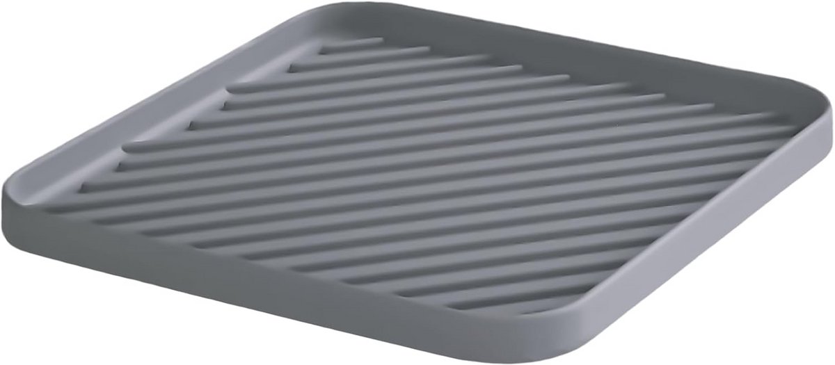 Flexibele Siliconen Opberger voor Keuken en Badkamer - Grijs