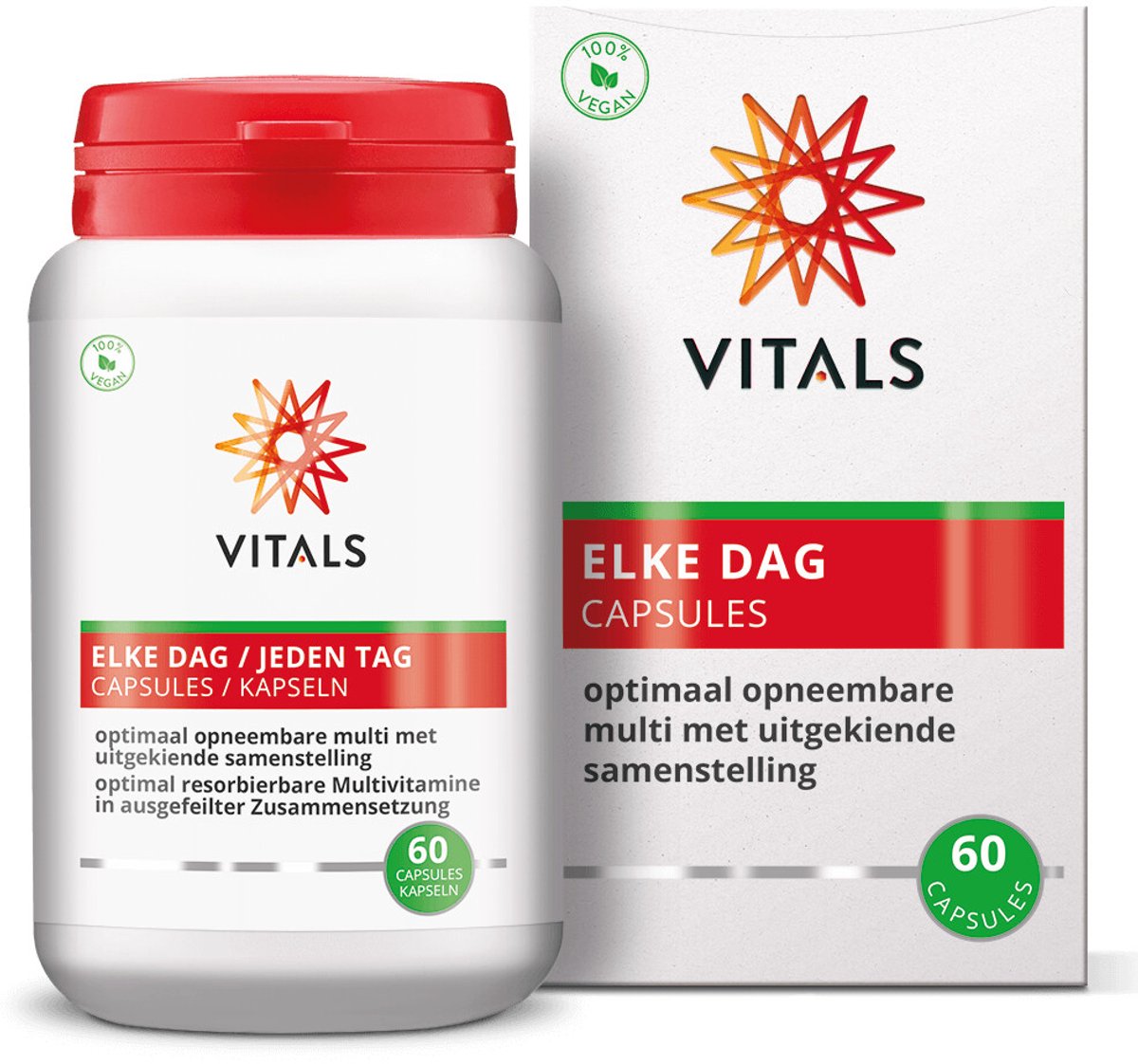 Vitals - Elke Dag - 2 x 60 capsules - Voordeelverpakking