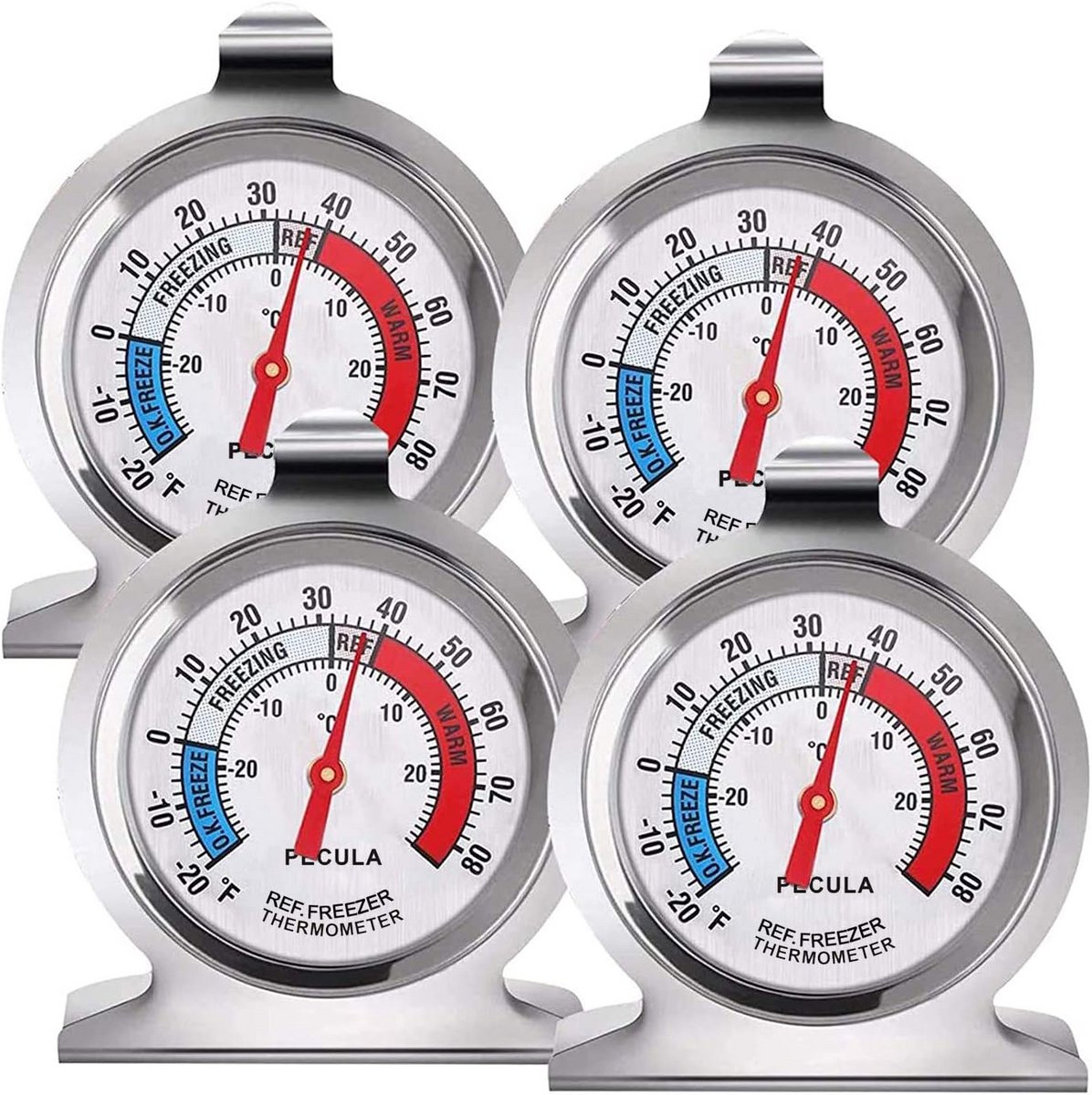 Thermometer voor Koelkast en Vriezer - Meetbereik -30 tot 30°C