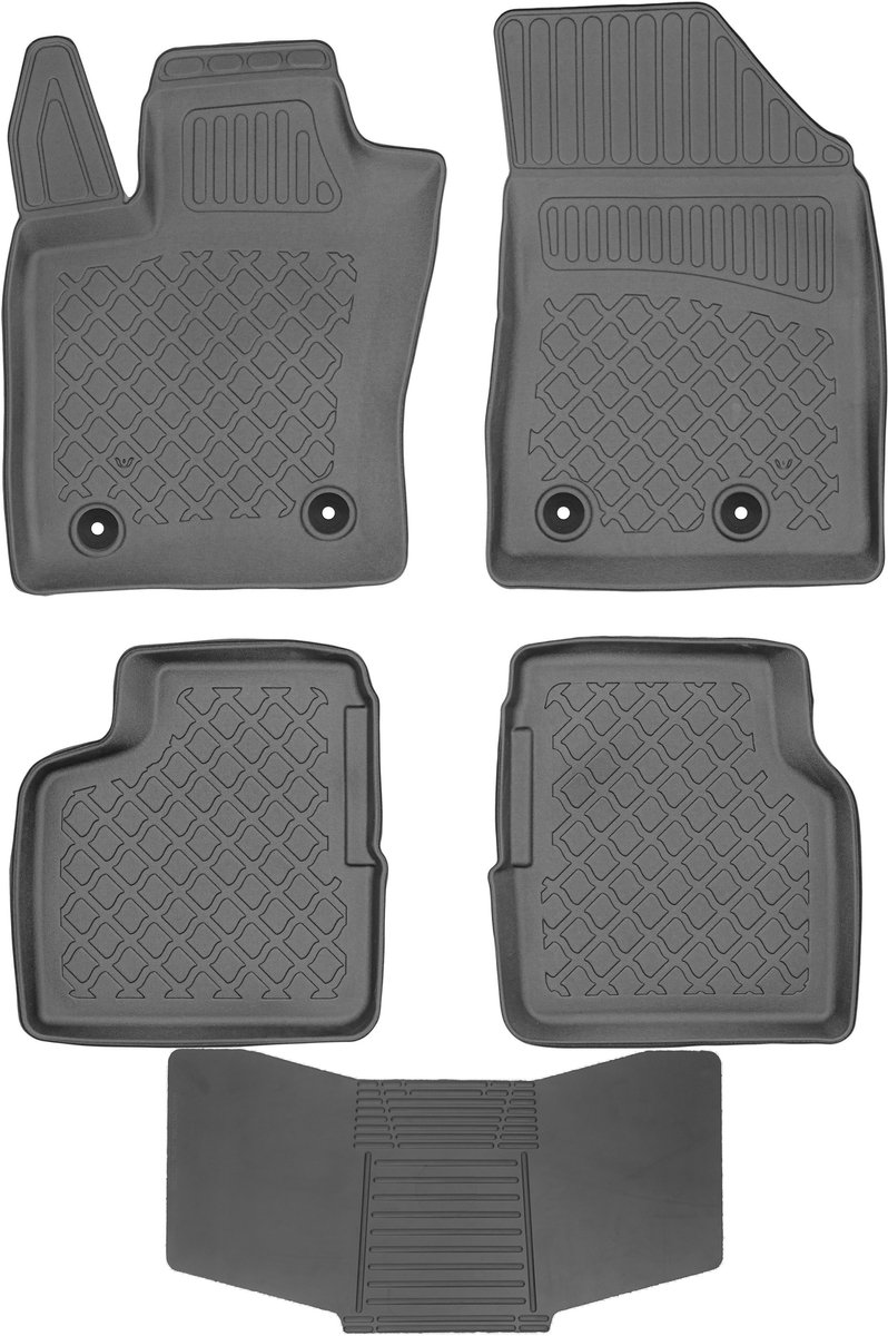 Max-Dywanik Aristar - Auto Vloermatten - Jeep Compass II 4xe - Hybride - 2020 - Inclusief Tunnelbescherming