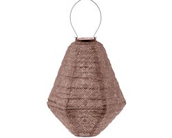 Lumiz Solar Tuinverlichting - Lampion op zonne energie - Can - 30 cm - Mocha Mousse