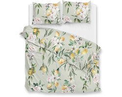 Zo Home Dekbedovertrek Microvezel Limone - green 200x200/220cm