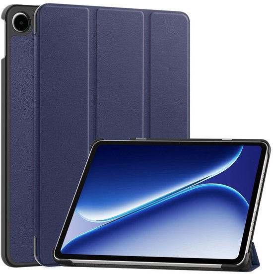 Coverup Tablethoes adapté pour OnePlus Pad Go 2 Housse - Tri-Fold Book Case avec Wake/Sleep - Blauw