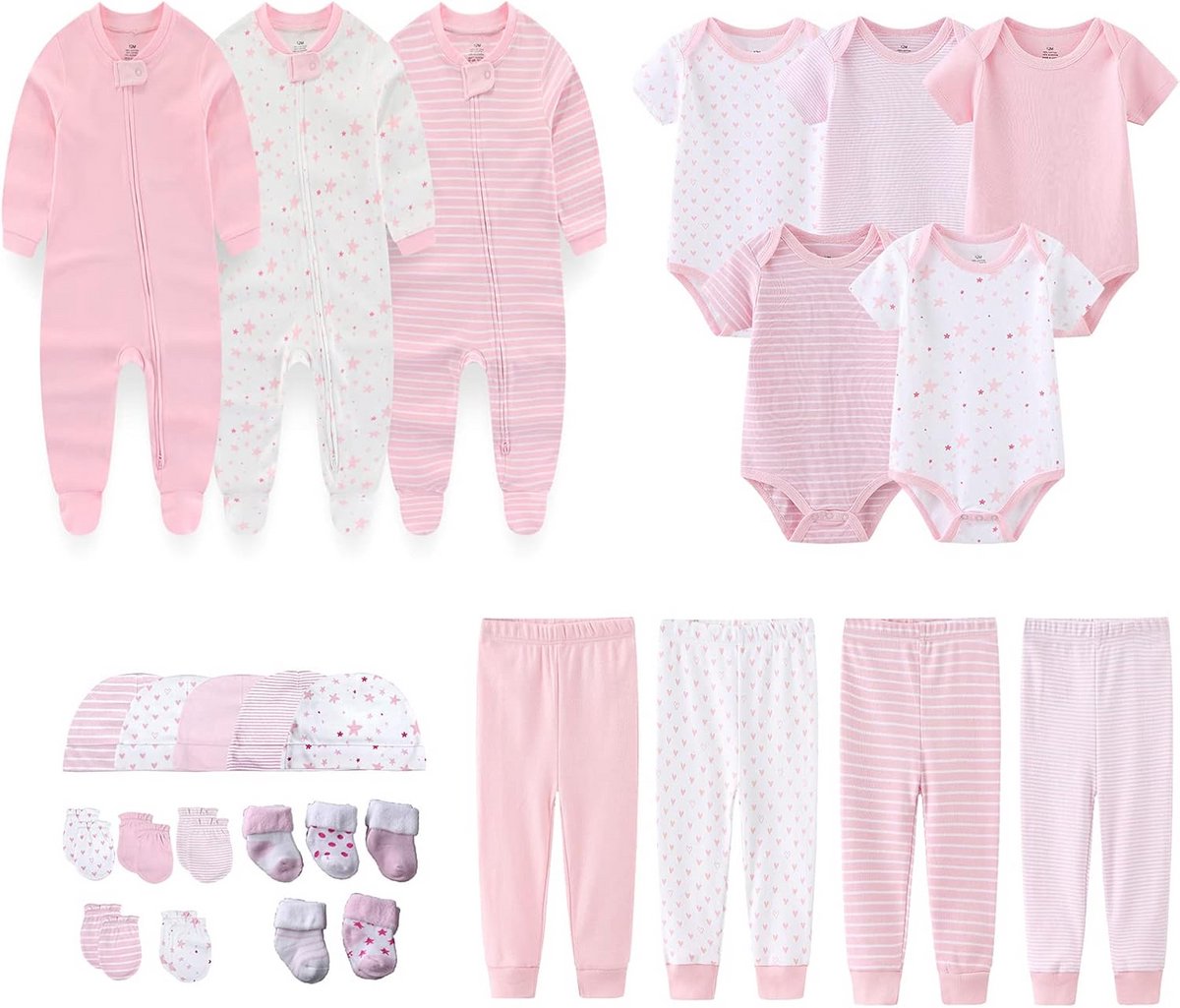 Layette Pasgeboren 27-delige Set