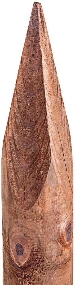 Houten palen met punt 200 cm - Stevig Hekwerk en Klimconstructies