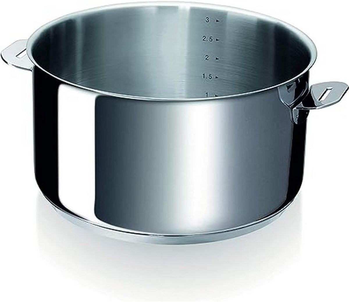 Roestvrij Stalen Steelpan/Braadpan 24 cm - Geschikt voor Inductie, Vaatwasmachinebestendig