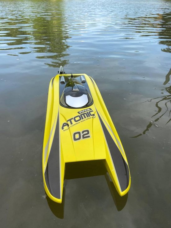 Grote Elektrische RC Raceboot tot 65 km/u met Borstelloze Motor voor Heren en Jongens — afbeelding 2
