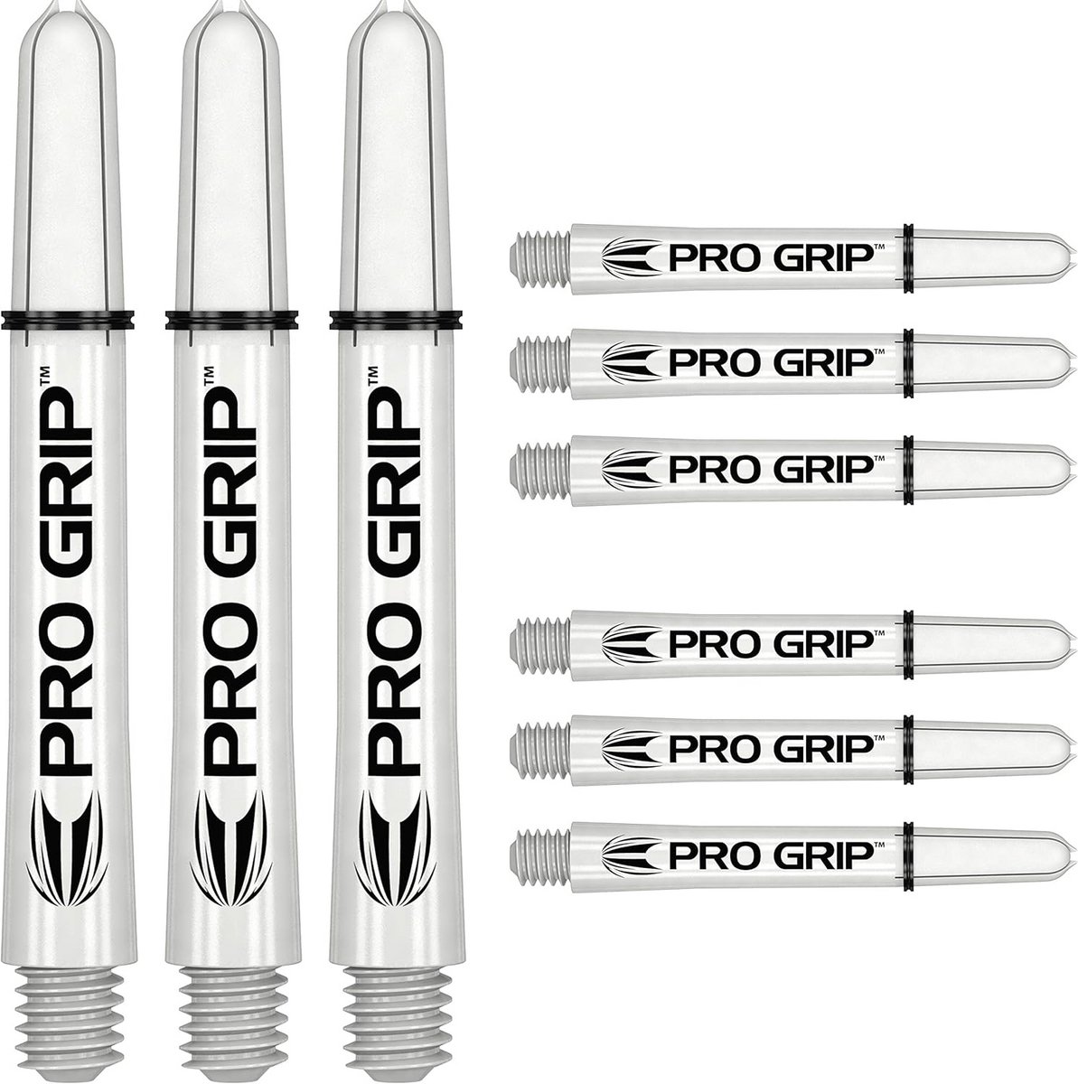 Dartpijlen Shafts Kort Plus Set van 3 - Professionele Grip en Stabiliteit