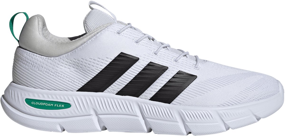 Adidas Heren Sneaker JS4854 Cloudfoam Flex-Elastic L /Core WIDE Wit