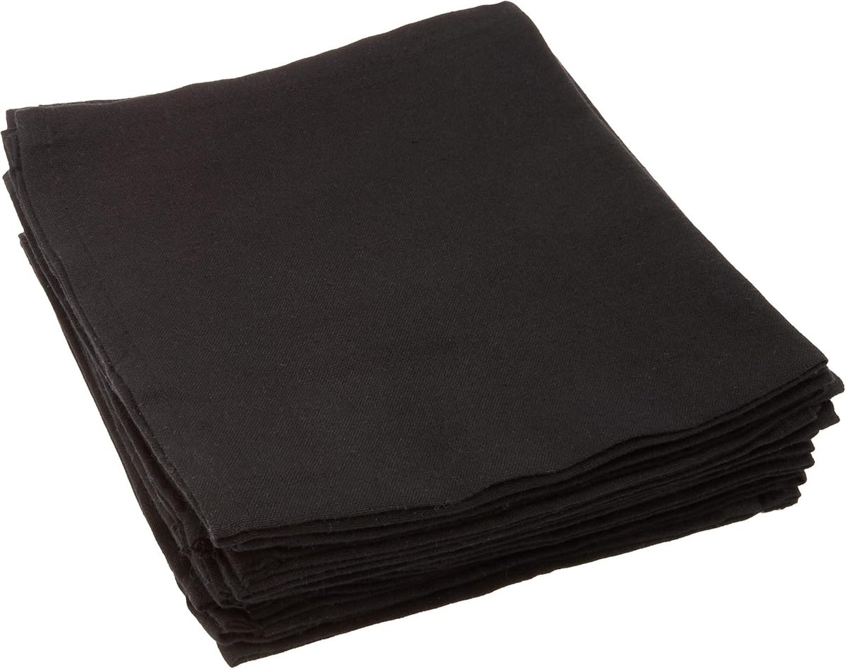 Linnen servet Paprika Rood - Katoen Stof Servetten 44x44 cm - Wasbaar Tafellinnen