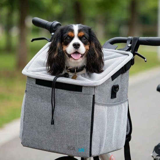 Ecalife Fietsmand voor Hond - 4-in-1 Hondenmand fiets - Schoudertas -Draagtas, Rugzak & Autostoel
