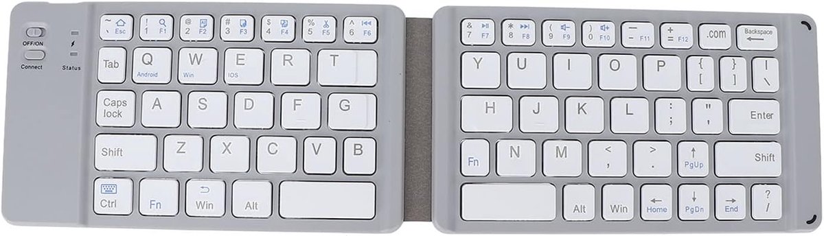 Draagbaar Bluetooth Toetsenbord - Opvouwbaar & Stil - Werkt met iOS, Android, Tablet