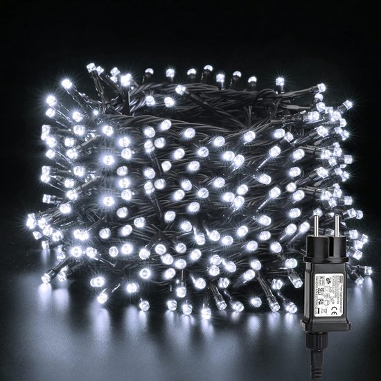 300 LED Buitenlampjes – 32 Meter Blauw – 8 Lichteffecten – Waterdicht (IP44) – Inclusief Timer En 10 Meter Verlengkabel