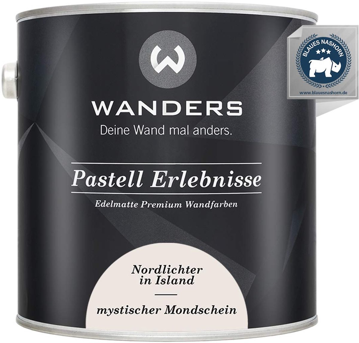 Wanders Muurverf - Edelmatte Krijtverf voor Hout en Meubels - Lichtbeige Maan - 2,5L