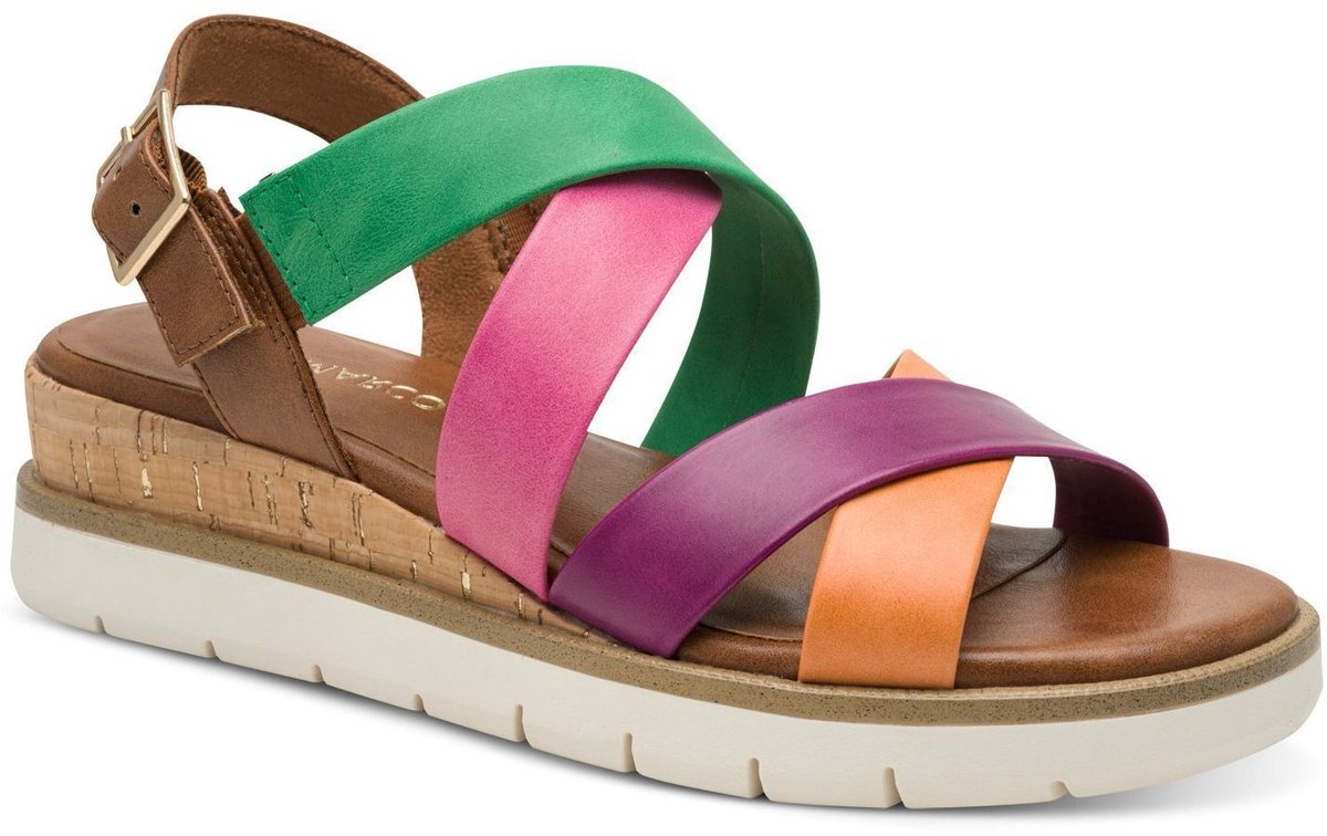 Marco Tozzi Dames Sandaaltje 2-28703-46 3A8 F-breedte Maat: 39 EU