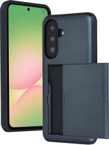 imoshion Hoesje met Pasjeshouder - Geschikt voor Samsung Galaxy A57 (5G) - Donkerblauw