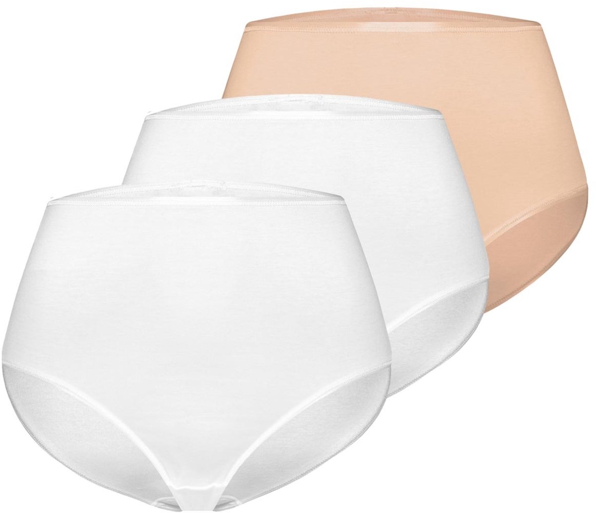 Hanro Dames maxi slip 3 pack Cotton Seamless