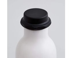 Hervulbare Drinkfles met Letter voor Volwassenen en Kinderen, Wit, 500 ml