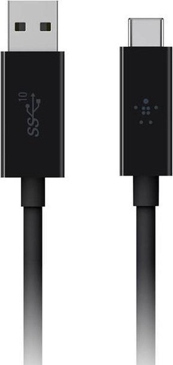 Belkin USB Type-C 3.1 naar USB A 3.1 - 0.9m - Zwart
