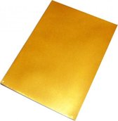 100 feuilles de papier hobby A4 doré - Matériel de bricolage - Artisanat avec du papier - Papier artisanal