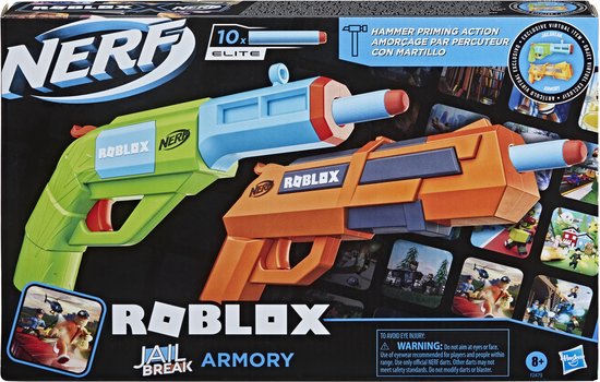 Nerf Roblox Jailbreak Armory blaster – inclusief darts