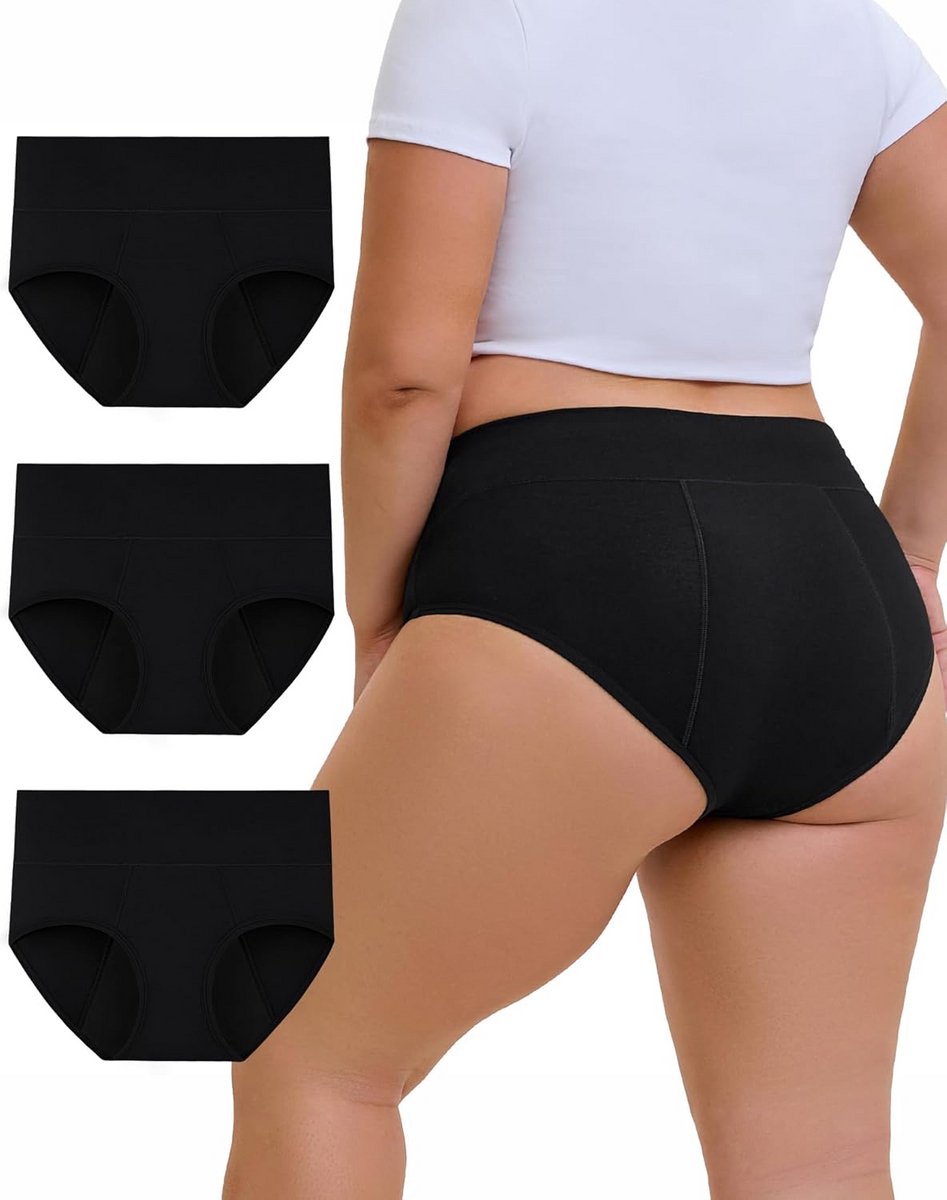 Menstruatieondergoed voor Bescherming en Comfort, 3 Stuks