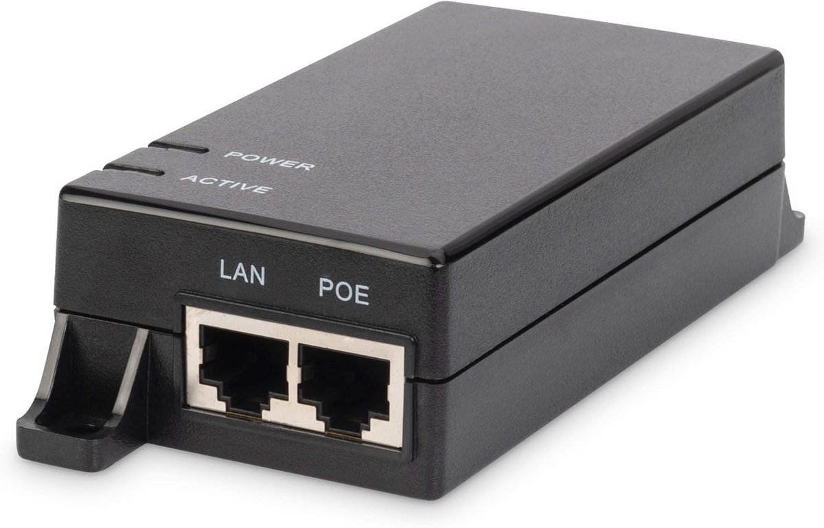 PoE Injector 15.4 Watt - Gigabit Ethernet - Beste Oplossing voor IP Netwerkcamera’s