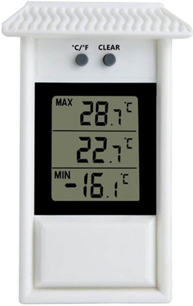 Digitale Max Min Thermometer voor Binnen en Buiten met Display
