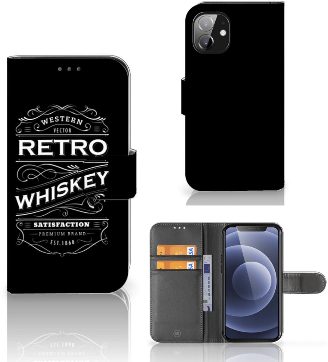 Apple iPhone 12 Mini Book Cover Whiskey