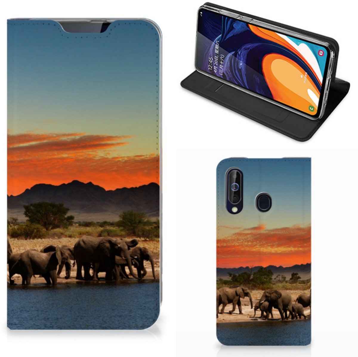 Samsung Galaxy A60 Hoesje maken Olifanten