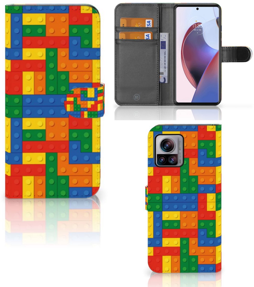Motorola Edge 30 Ultra Telefoon Hoesje Blokken
