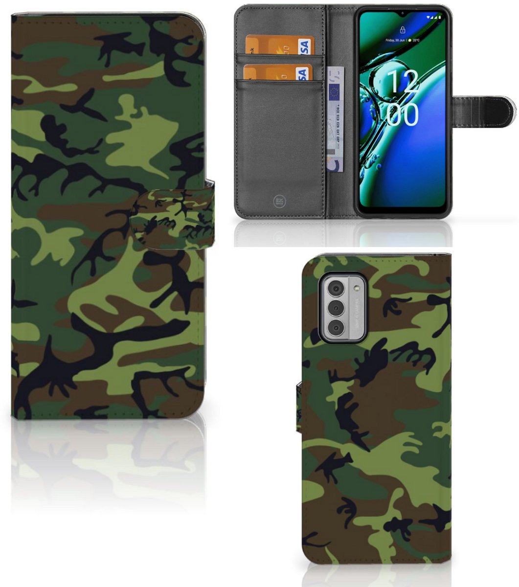 Nokia G42 Telefoon Hoesje Army Dark