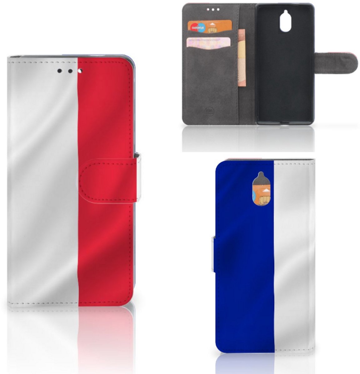 Nokia 3.1 (2018) Bookstyle Case Frankrijk