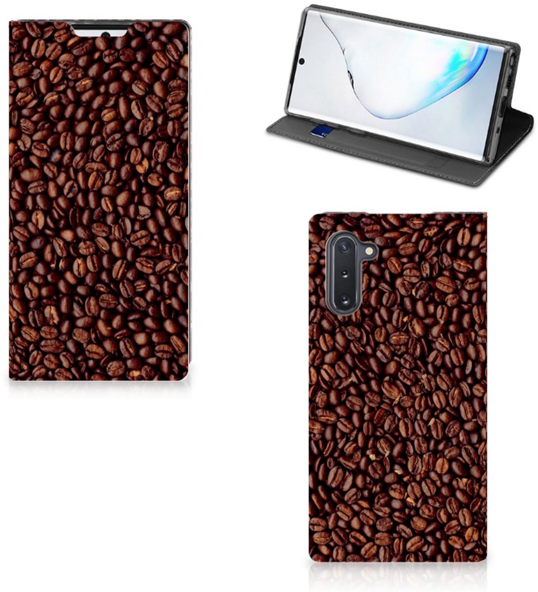 Samsung Galaxy Note 10 Flip Style Cover Koffiebonen