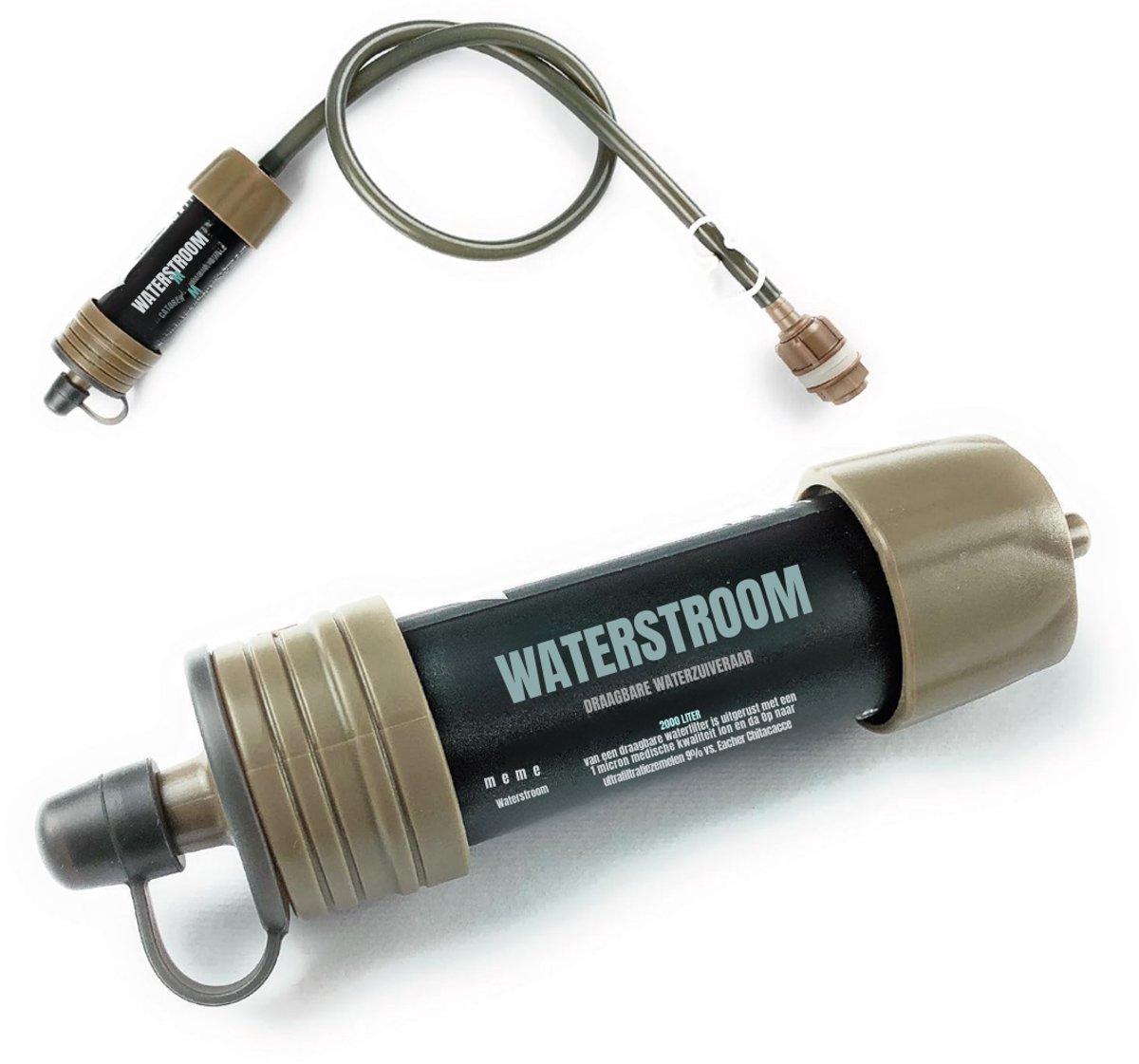 DYNA® Waterfilter noodpakket - Waterfilter - Bruin - 16cm x 4cm x 4cm