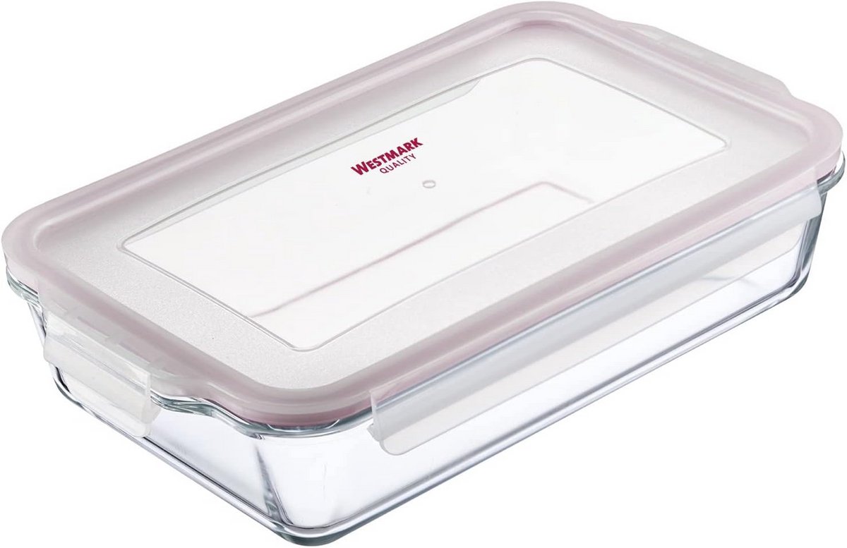 Glazen Ovenschaal 2200 ml - Luchtdicht, Magnetron- en Ovenbestendig